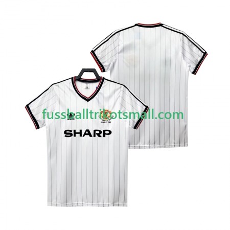 Fußballtrikots Manchester United 1983 1984 Retro Kurzarm Auswärts-trikot kaufen